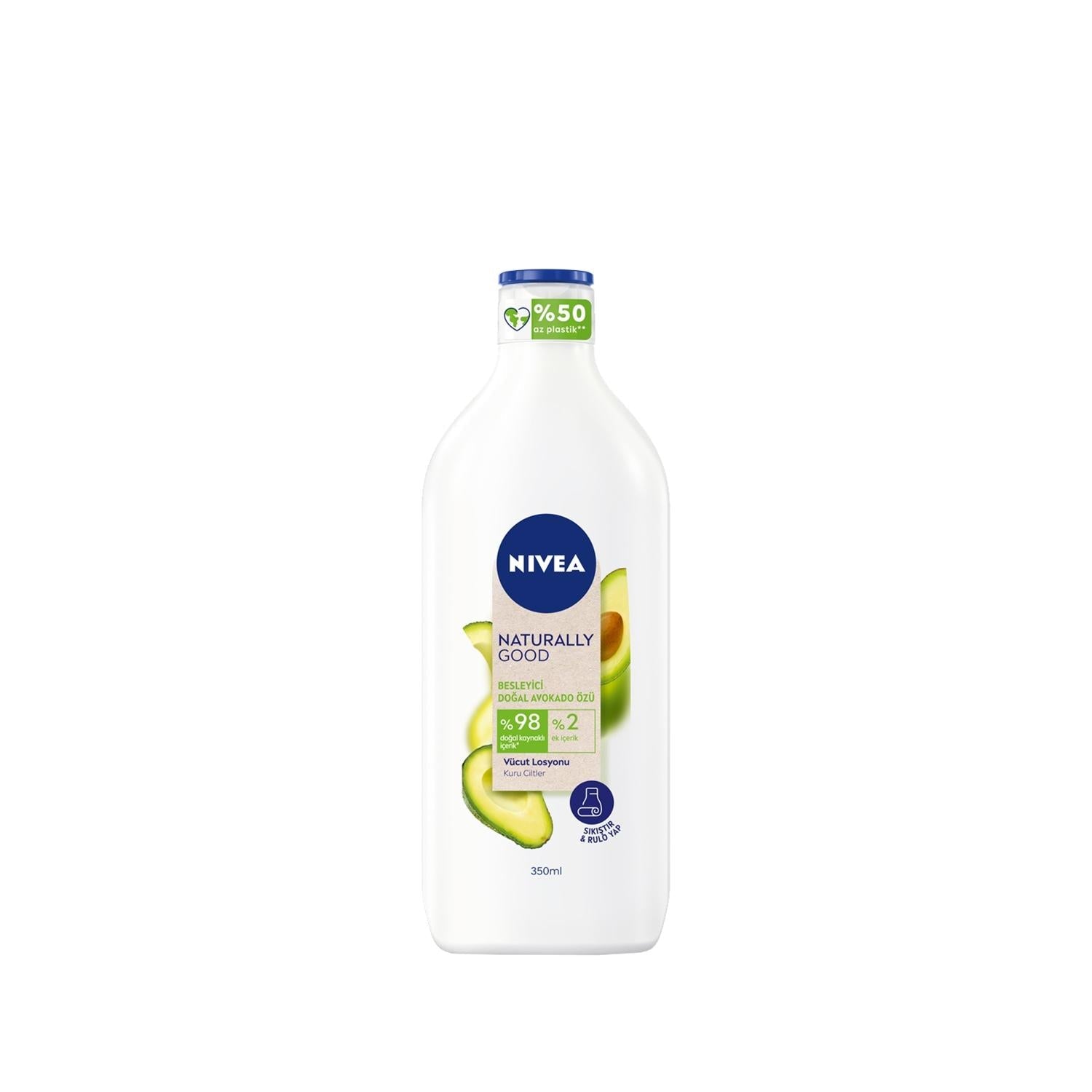 Nivea Moisturizing Body Lotion with Natural Avocado Extract - 11.83 fl oz Hydrating Body Care for Dry Skin