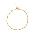 ELSIE GOLD DAINTY LACE CHAIN BRACELET