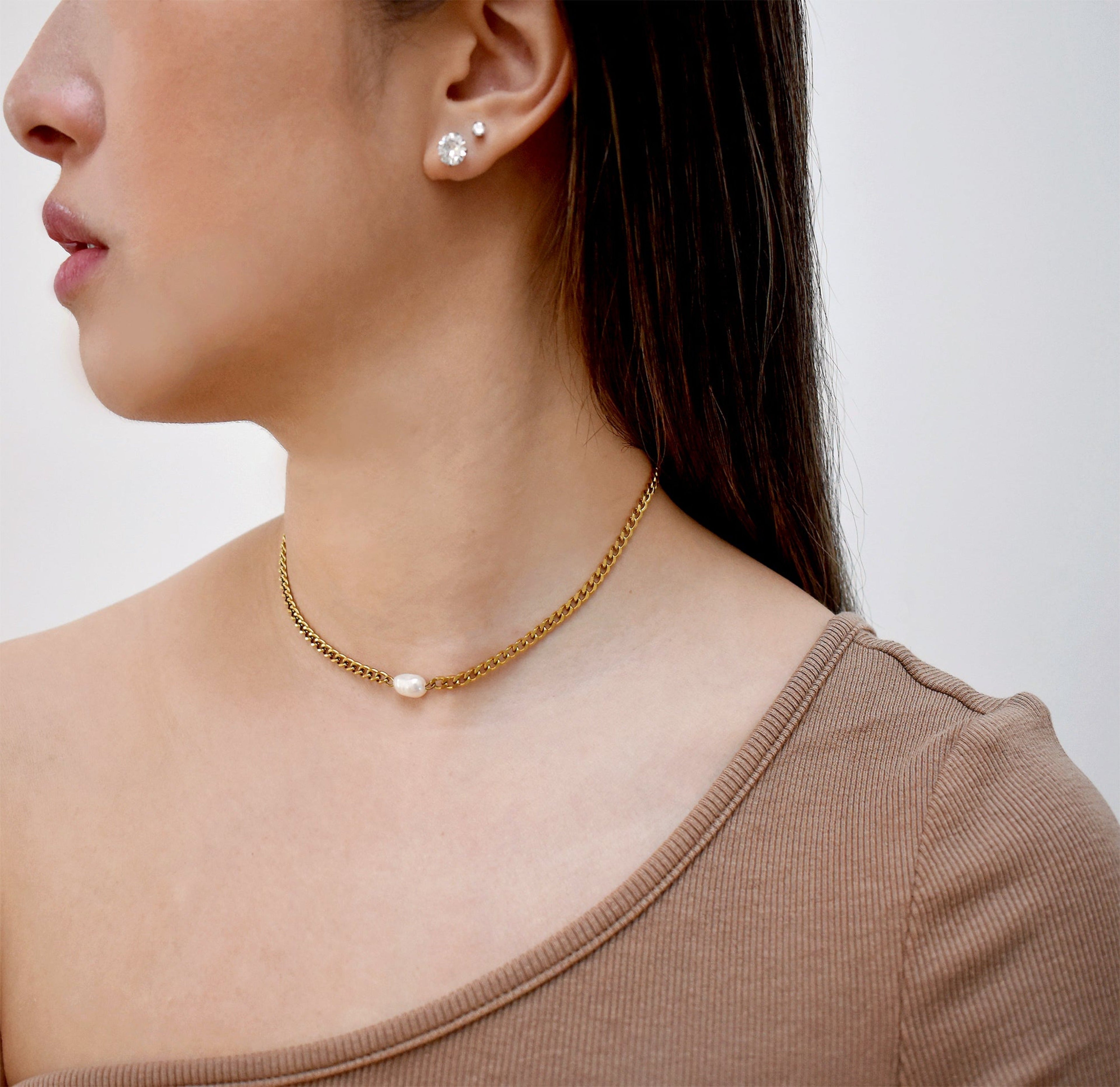 PIERRE PEARL CHOKER NECKLACE
