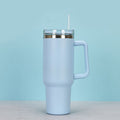 1200ml Stainless Steel Mug Coffee Cup Thermal Travel Car Auto Mugs T hermos 40 Oz Tumbler with Handle Straw Cup Drinkware New In