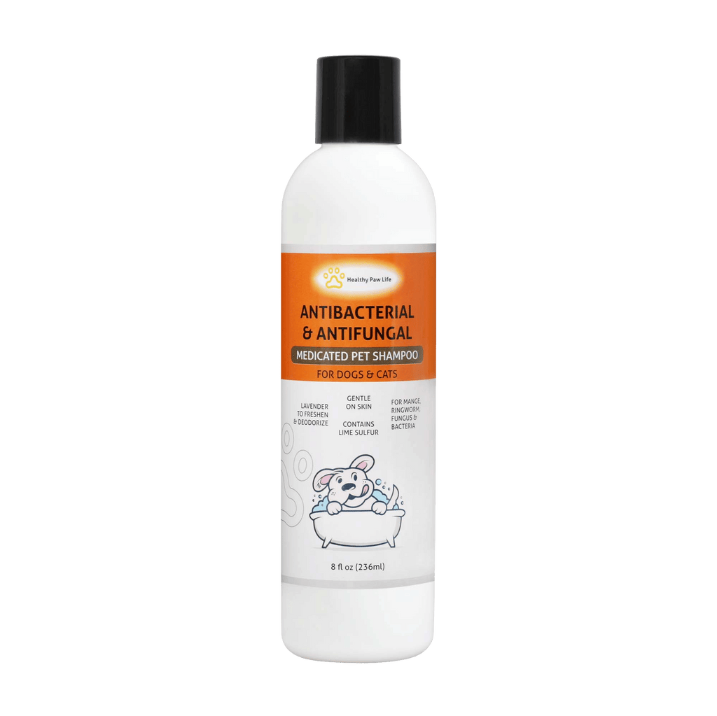 Lime Sulfur Pet Shampoo - Pet Care and Veterinary Solution for Itchy and Dry Skin - Safe for Dog;  Cat;  Puppy;  Kitten;  Horse