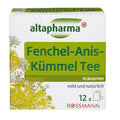Altapharma Fennel Anise Cumin Tea: Natural Digestive Relief & Herbal Soothing Tea, 12 Bags