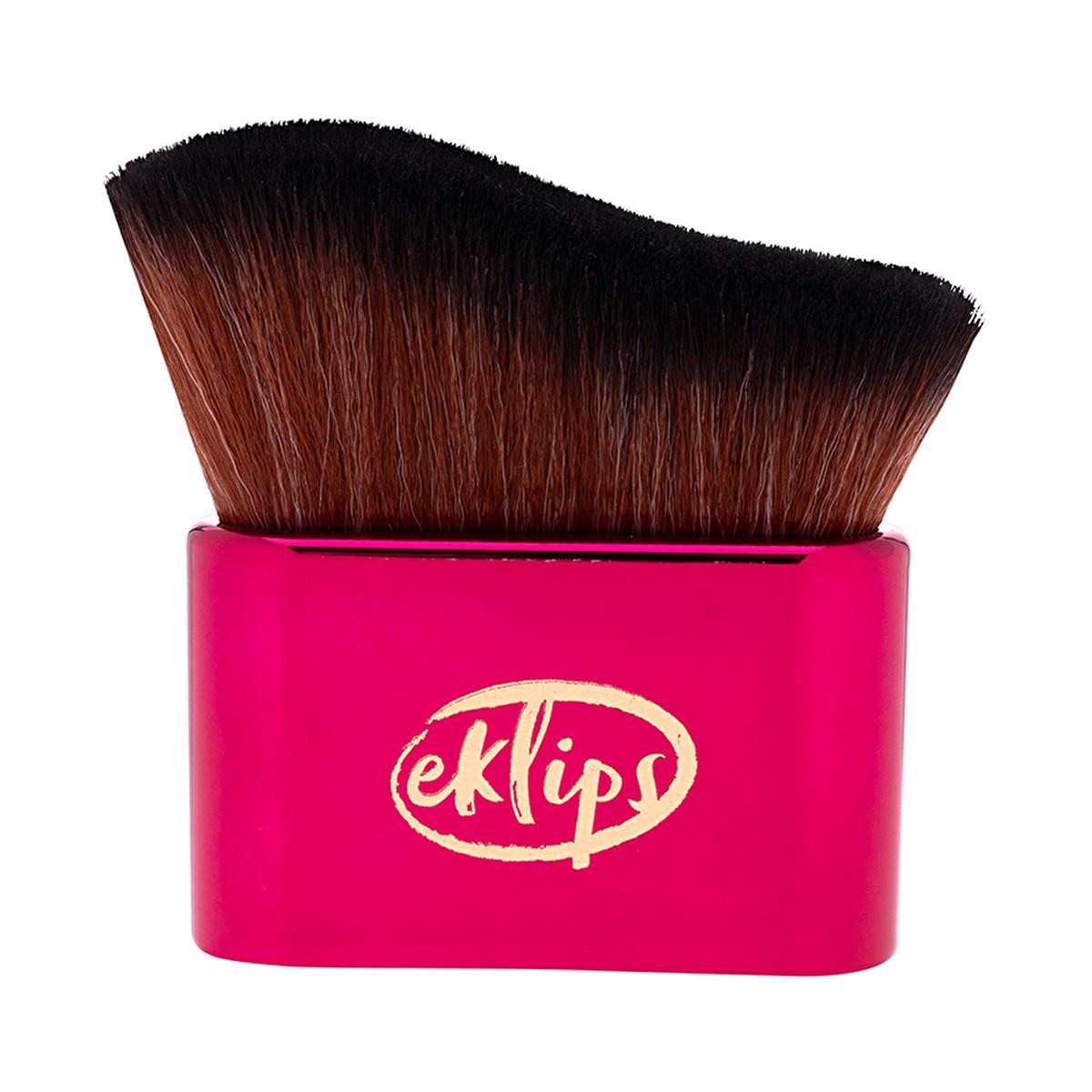 Eklips Contour Brush: Short Angled Makeup Brush for Flawless Face Sculpting - Achieve Natural, Smooth Definition Effortlessly