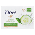 Dove:"Go Fresh" Fresh Touch Beauty Cream Bar with Cucumber & Green Tea Scent [ Italian Import ] 3.52 Ounce (Pack of 2)