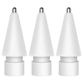 GRTHTATI 3 Pack Metal Fine Point Replacement Tips Compatible with Apple Pencil 2nd Generation Apple Pencil 1st Generation & Apple Pencil USB-C Wear-Resistant Pen Like Nibs (1.3mm)