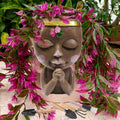 Face Planters Pots Unique Head Planter