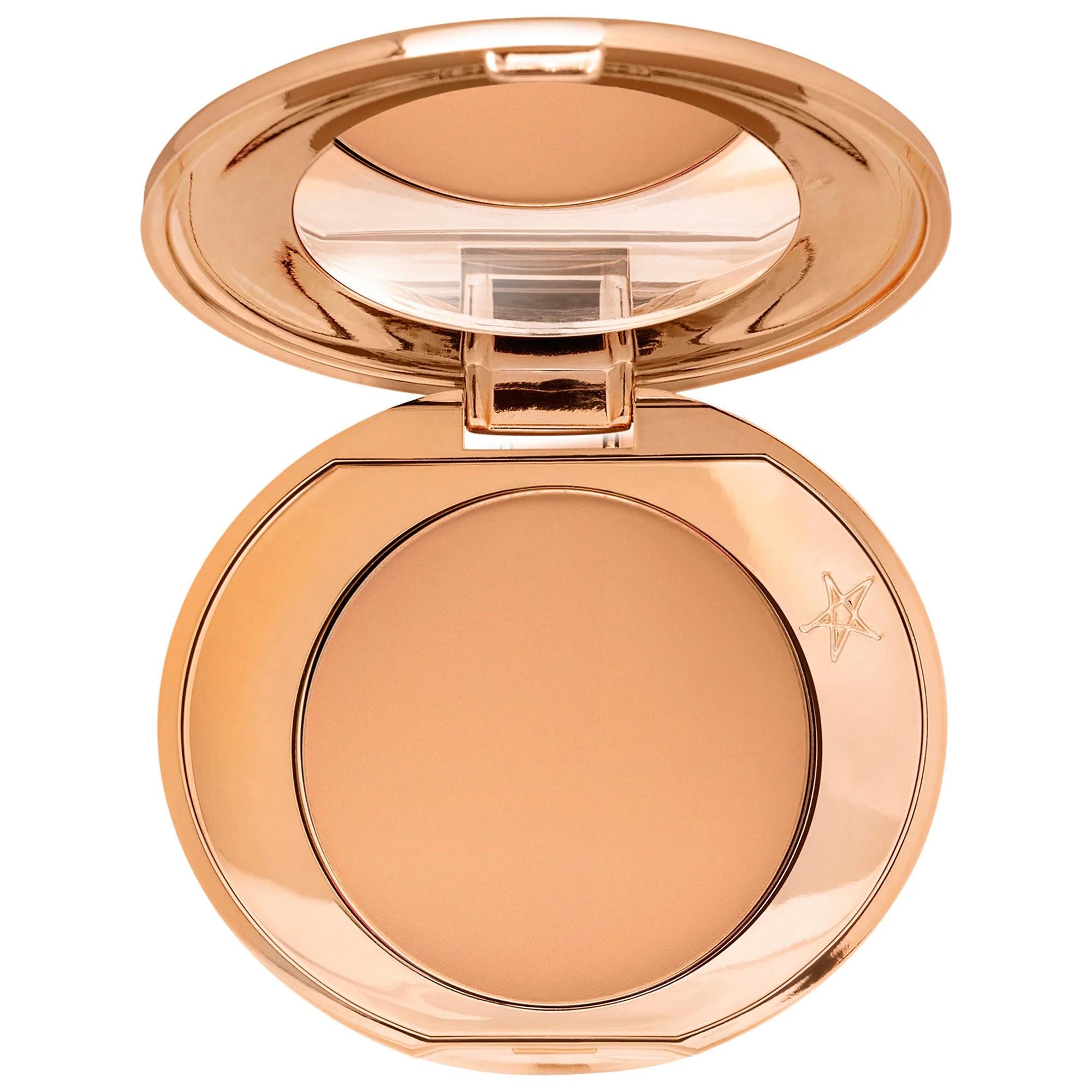 Mini Airbrush Flawless Finish Setting Powder - Vegan, Gluten-Free, Cruelty-Free Makeup for Flawless Finish