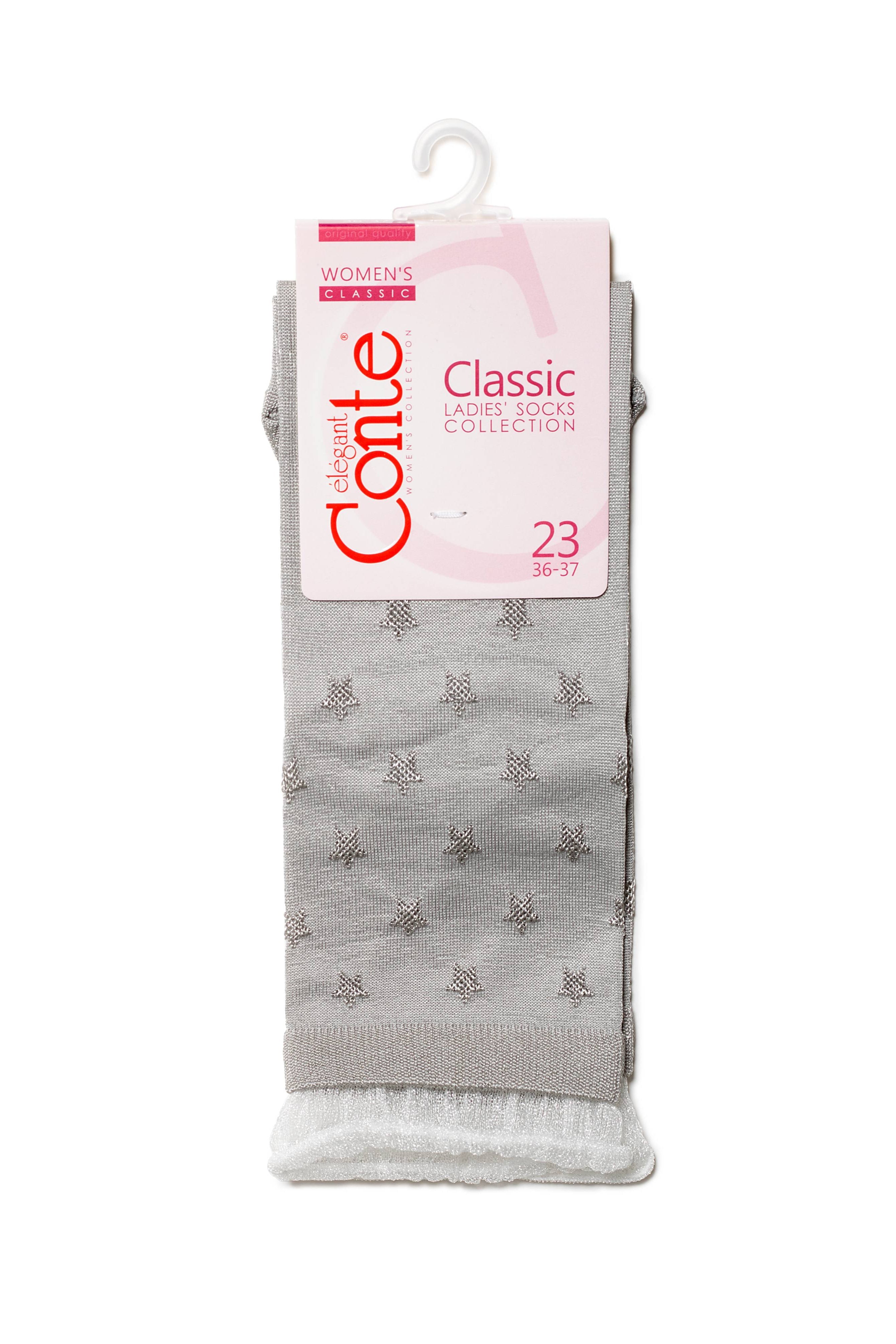 Conte Socks Classic - 491 Decorative Transparent Mesh