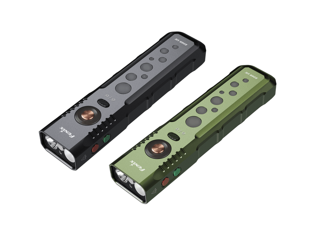 Fenix E08R UE Multi-Light EDC Flashlight With Red Light & Green Laser