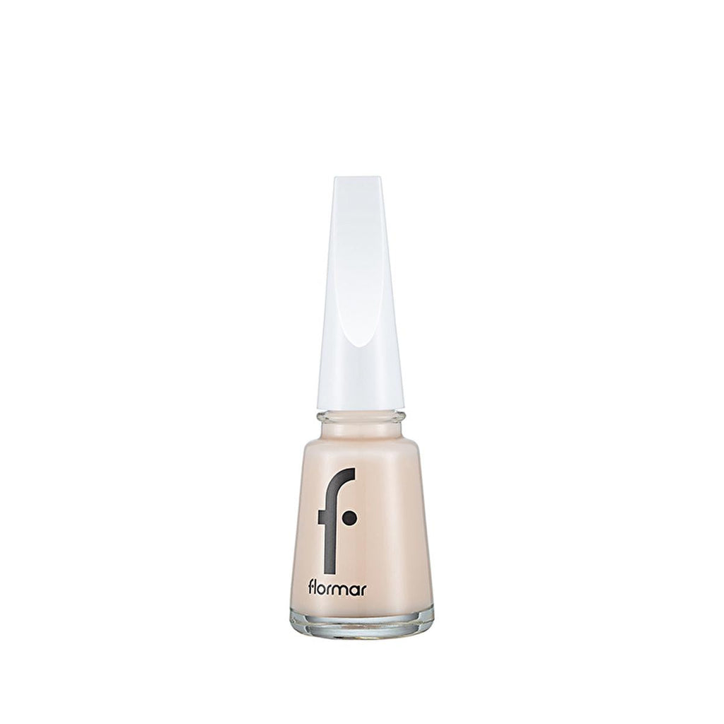 Flormar Nail Enamel: Intense Pigment, Long Lasting & Chip Resistant White Dream - Magnesium & Calcium Enriched Nail Polish for Strong, Beautiful Nails