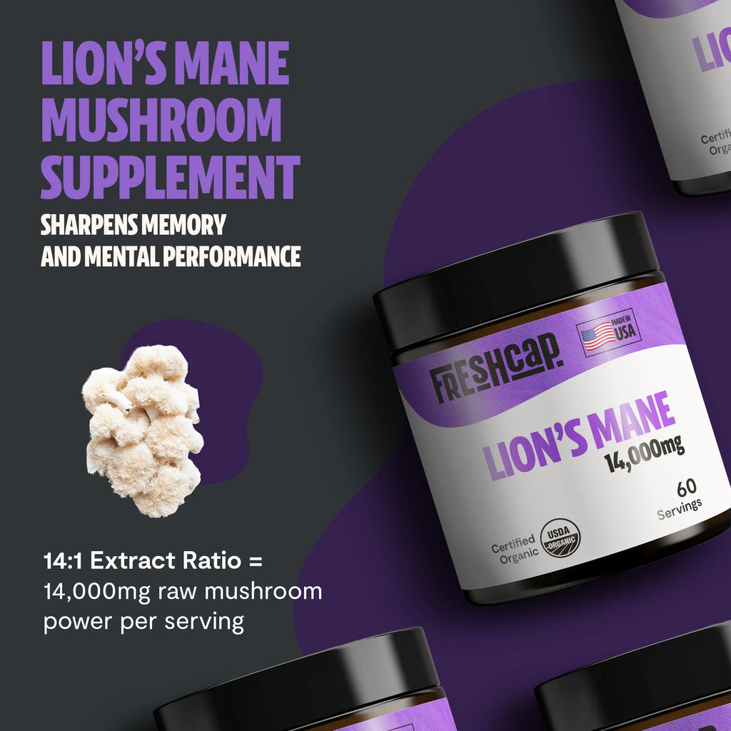 Organic Lion’s Mane Mushroom Powder