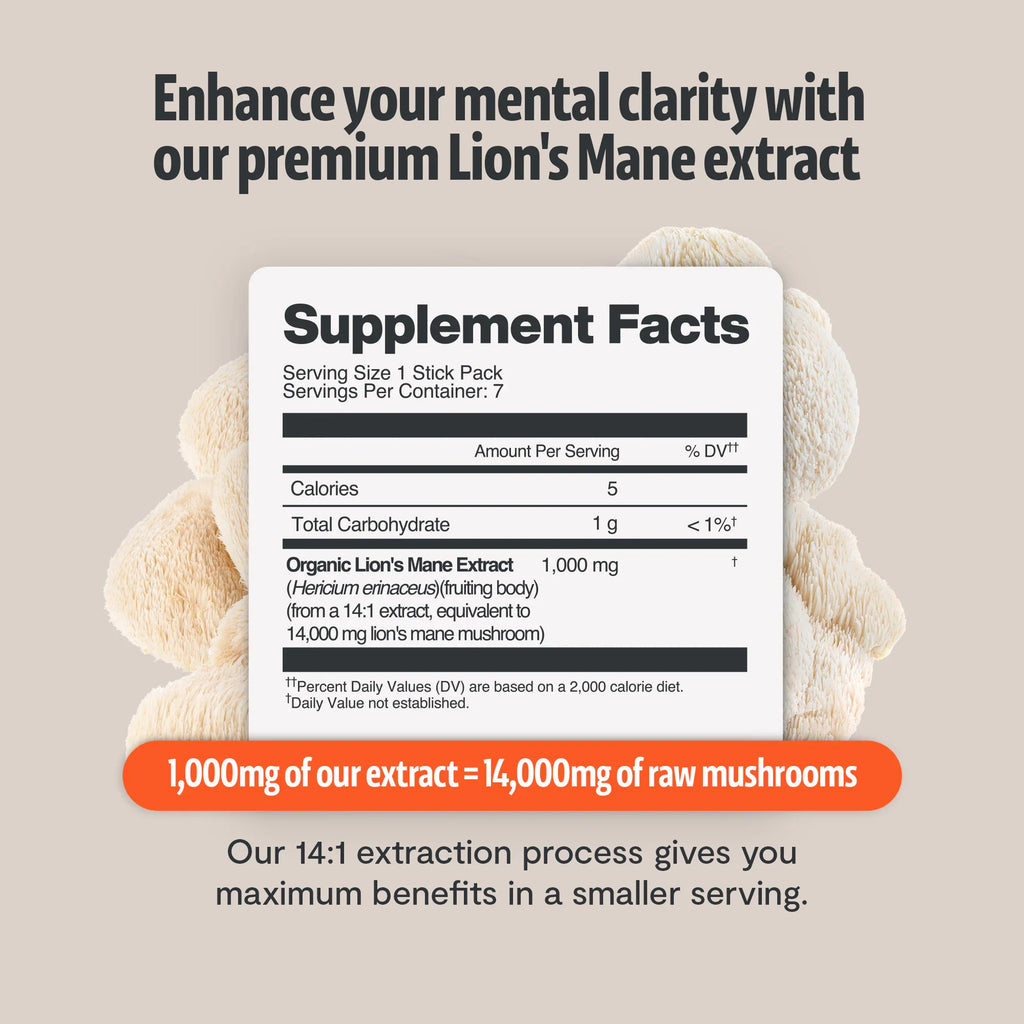 Organic Lion’s Mane Mushroom Powder