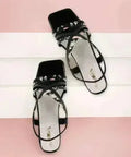 Women Black Heels Sandal
