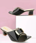 Women Black Heels Sandal