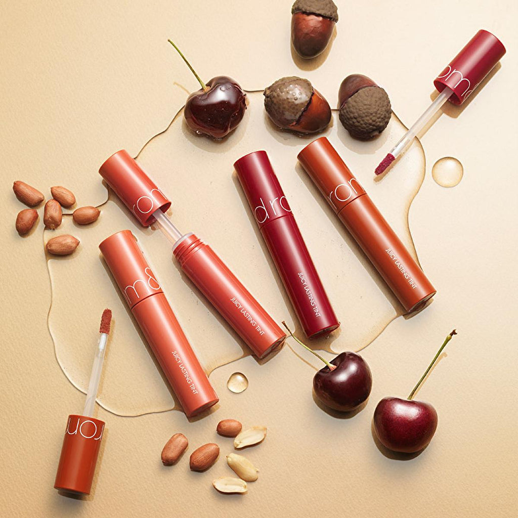 rom&nd Juicy Lasting Tint: Dark Coconut - Korean Lip Tint for Glossy, Hydrated & Long-Lasting Color