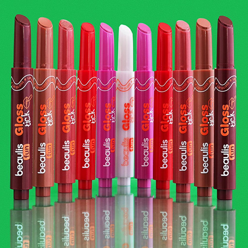 Beaulis Fun Gloss Tick Stick: Berry Shine Lip Gloss for Effortless Shine & Smooth Lips - Easy Application, Natural Radiant Look