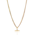 QUINN GOLD T BAR NECKLACE