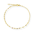 ELSIE DAINTY GOLD LACE CHAIN ANKLET