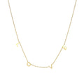 LOVE GOLD DAINTY LETTER NECKLACE