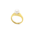 JUNE GOLD PEARL RING