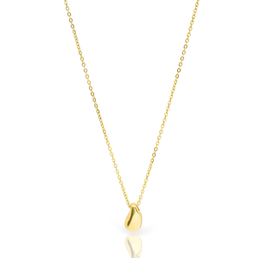 PENELOPE GOLD TEAR DROP PENDANT NECKLACE