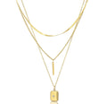 GABRIELLE GOLD STARBURST STACK NECKLACE