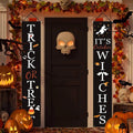 Halloween Porch Decoration October Witch Front Porch Banner Decorations