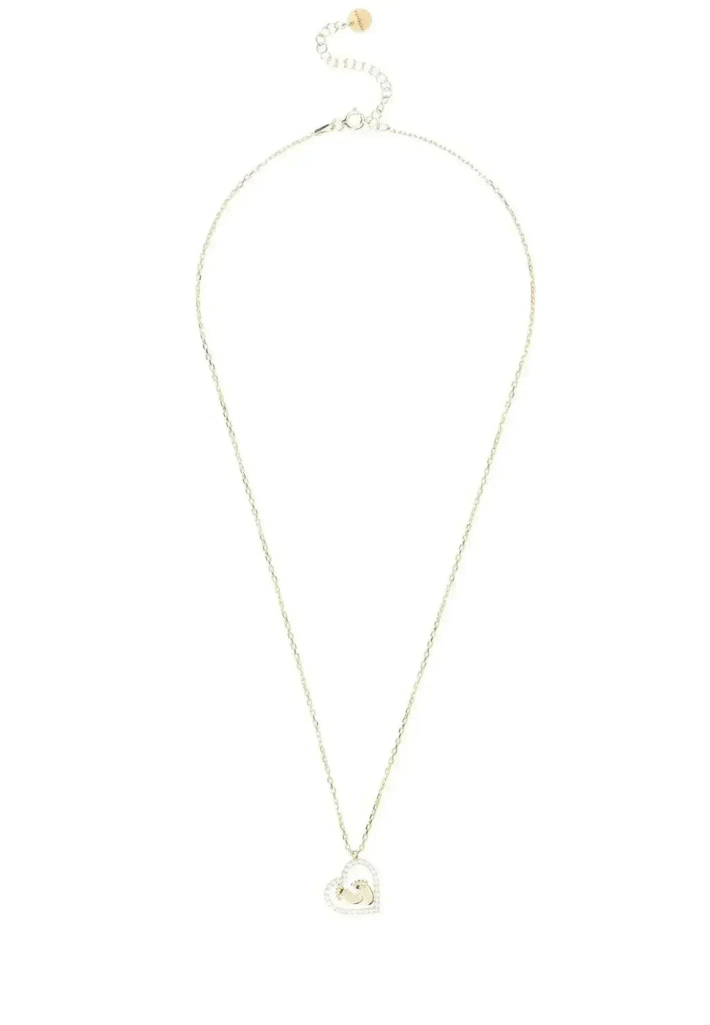 Heart Mum Pendant Necklace – 22K Gold-Dipped Sterling Silver Gift - Femstylo