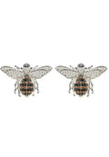 Honey Bee Stud Earrings | Sterling Silver Animal Jewelry - Femstylo