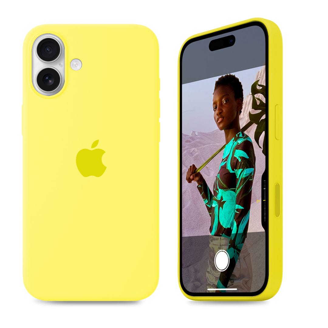 iPhone Silicone Case (Flash Yellow)