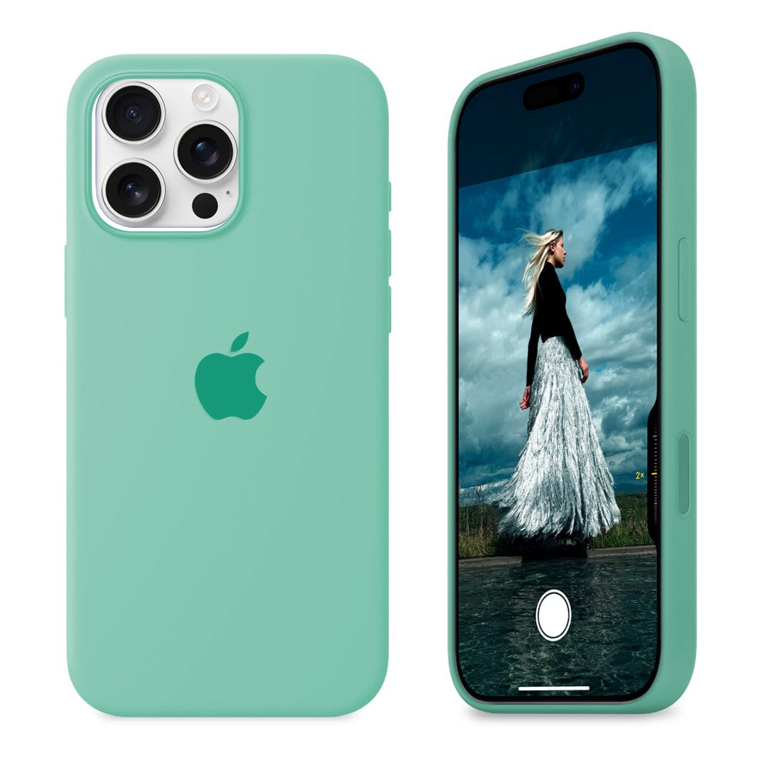 iPhone Silicone Case (Spearmint Green)