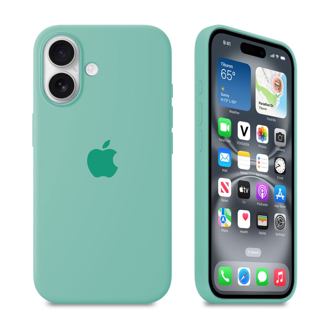 iPhone Silicone Case (Spearmint Green)