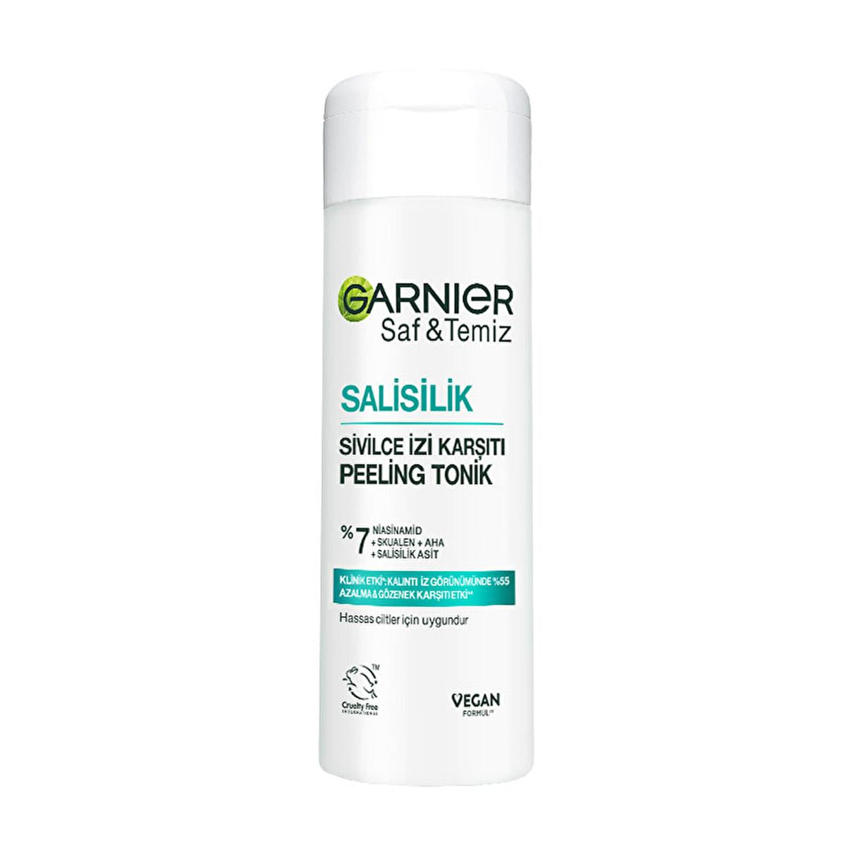 Garnier Salicylic Acid Facial Toner: Acne Scar Treatment, Pore Minimizing & Exfoliating Toner for Sensitive Skin, 4.06 fl oz