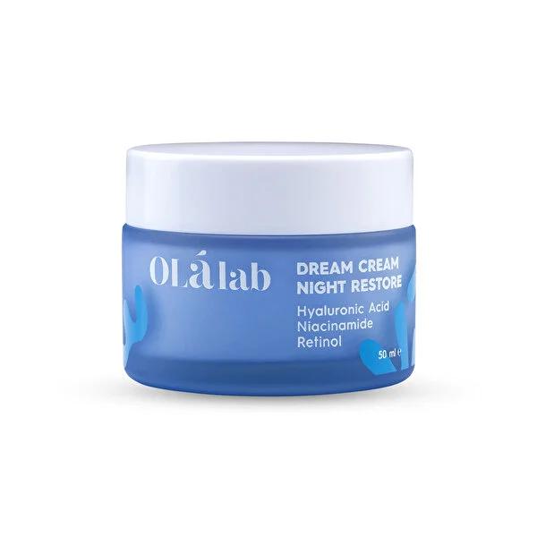 Olalab Retinol Anti-Aging Night Cream: Reduce Wrinkles, Deeply Moisturize, & Repair Skin with Hyaluronic Acid - 50ml