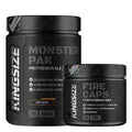 Kingsize Nutrition Fire Caps + Monster Pak Combination