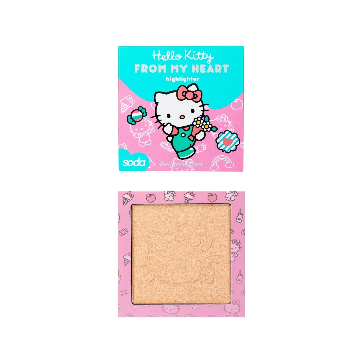 Soda Hello Kitty From My Heart Illuminating Product - Compact Brightening Effect for Fans & Collectors