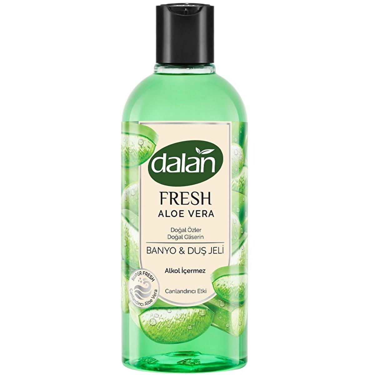 Dalan Aloe Vera Shower Gel - Natural, Dermatologically Tested, and Refreshing - 16.91 fl oz