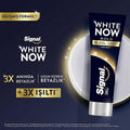 Signal White Now: 3X Whitening Toothpaste - Extra Fresh & Gold - Stain Removal, Fluoride Protection - Fresh Breath, Confident Smile
