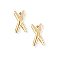 ETTA GOLD X EARRINGS