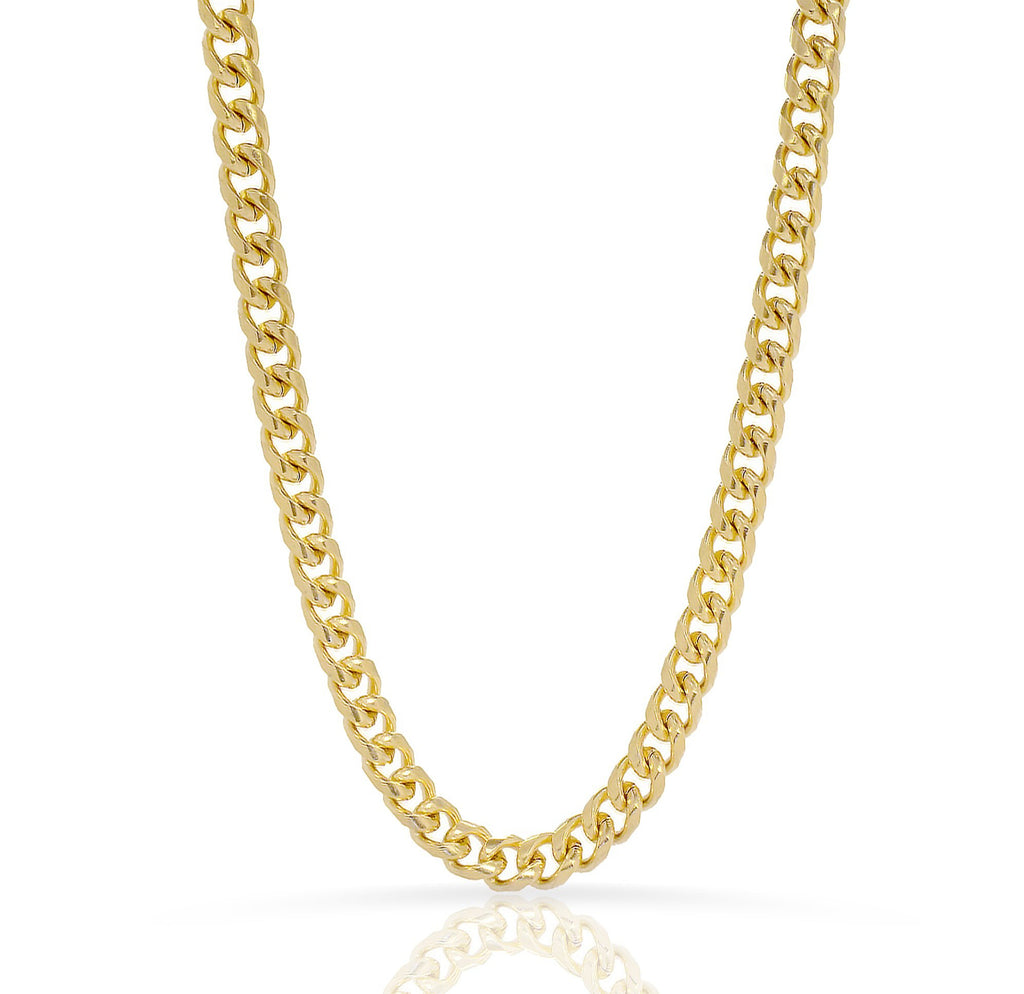 MASON GOLD CUBAN CHAIN NECKLACE