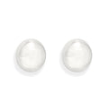 MARYLYN SILVER DOME EARRINGS