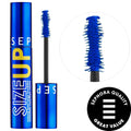 Size Up: Volumizing, Lengthening & Curling Vegan Mascara - Intense Black, Buildable Formula for Dramatic Lash Volume