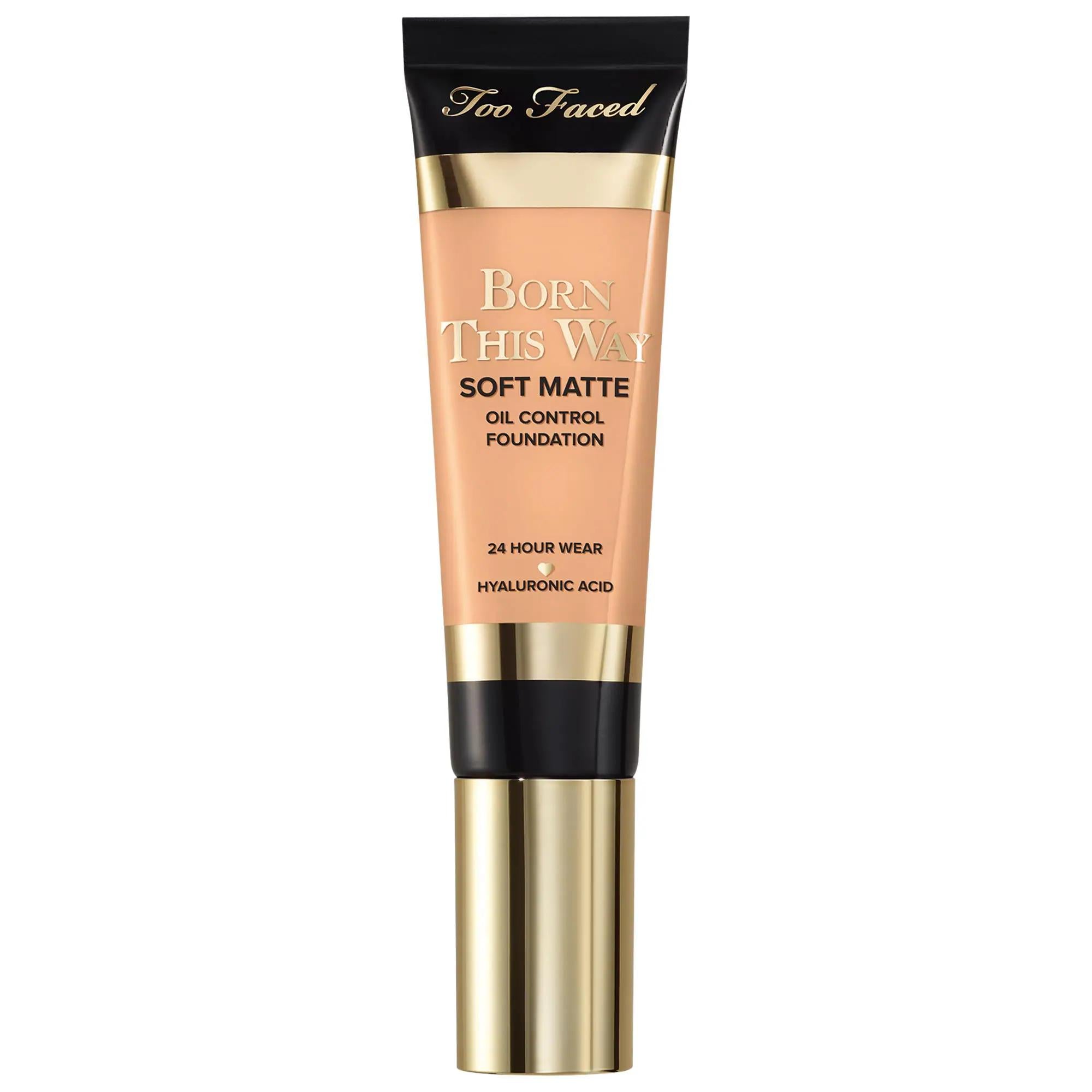 Too Faced Born This Way Soft Matte Foundation - Long-Lasting, Oil Control, Vegan & Cruelty-Free Makeup