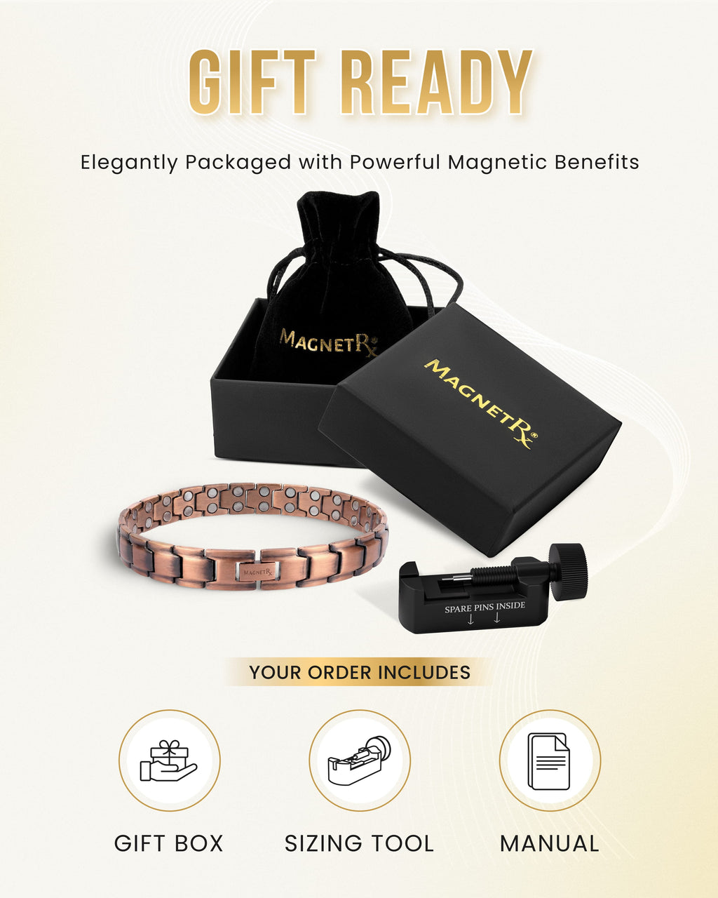 Ultra Strength Copper Magnetic Therapy Anklet for Men