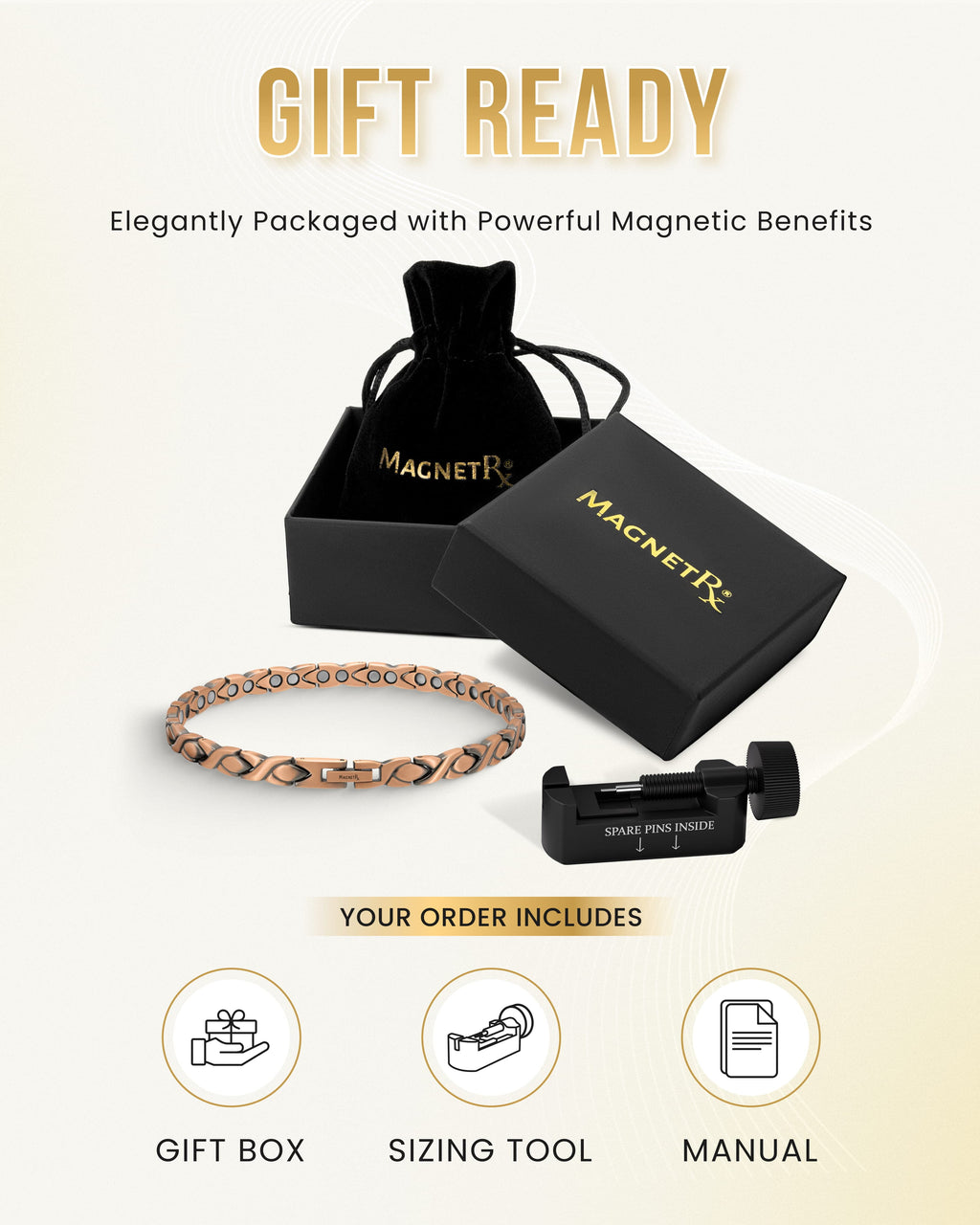 Ultra Strength Copper Magnetic Therapy Anklet for Women