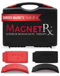 Biomagnetic Therapy Arc Magnets — Neodymium & Silicone (4 Curved Magnets)