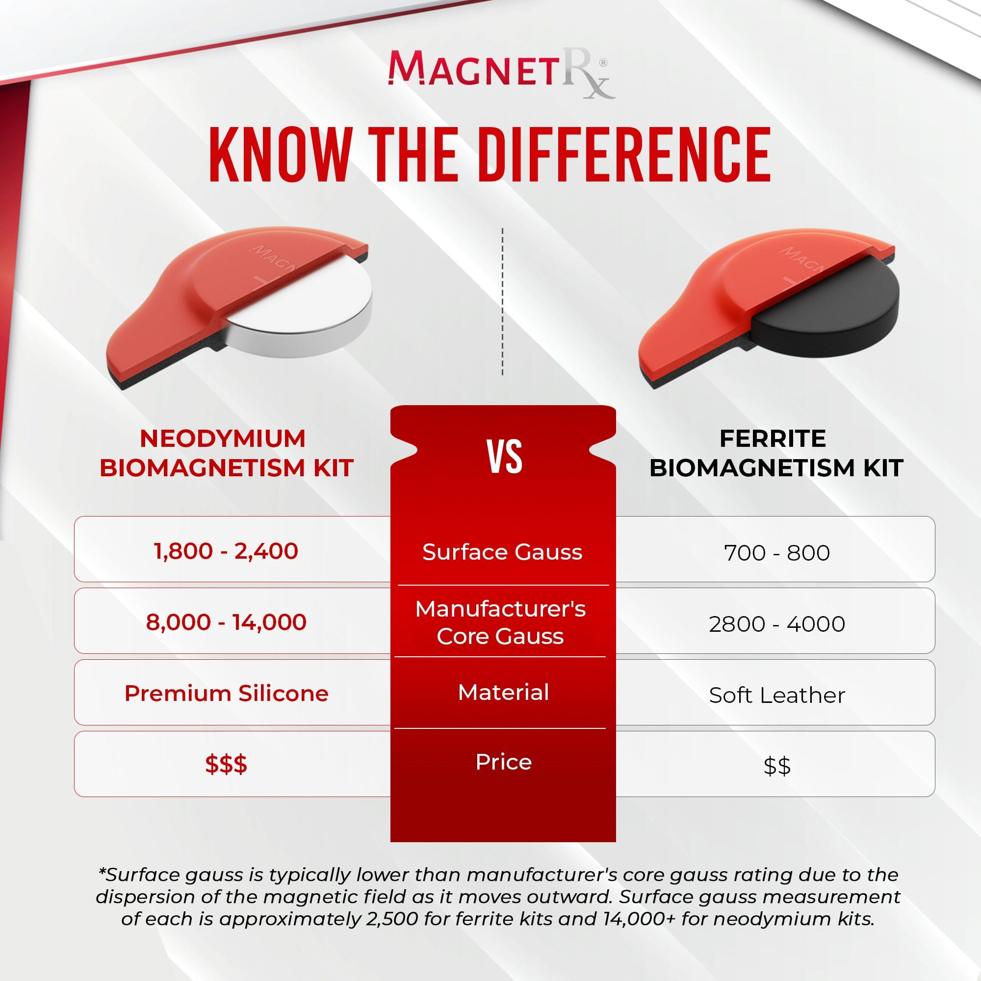 Biomagnetic Therapy Magnet Set — Neodymium & Silicone (2 Large Magnets)