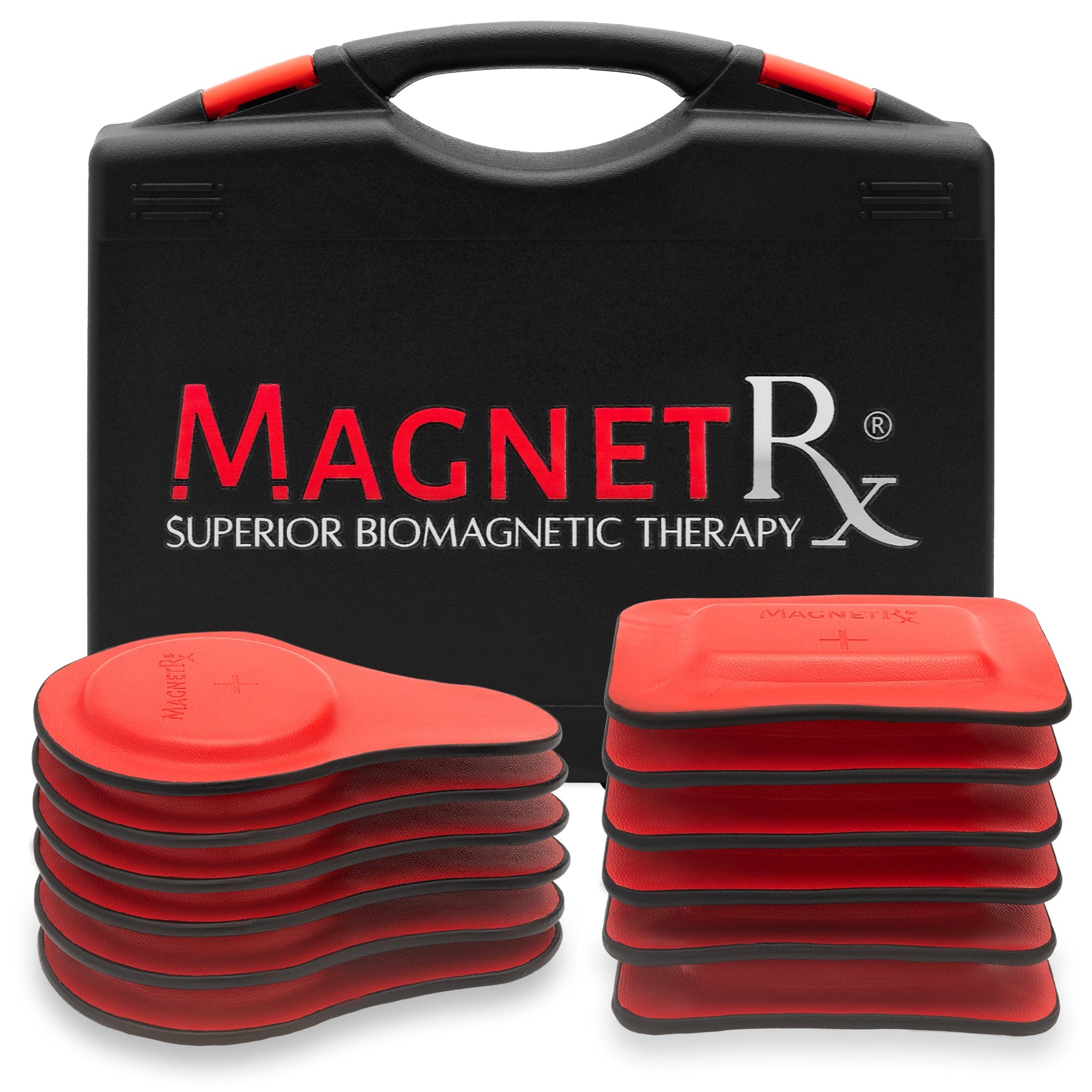 Biomagnetic Therapy Magnet Kit — Ferrite & Leather (12 Mixed Units)