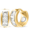 Crystal Magnetic Therapy Earrings for Women (Gold)