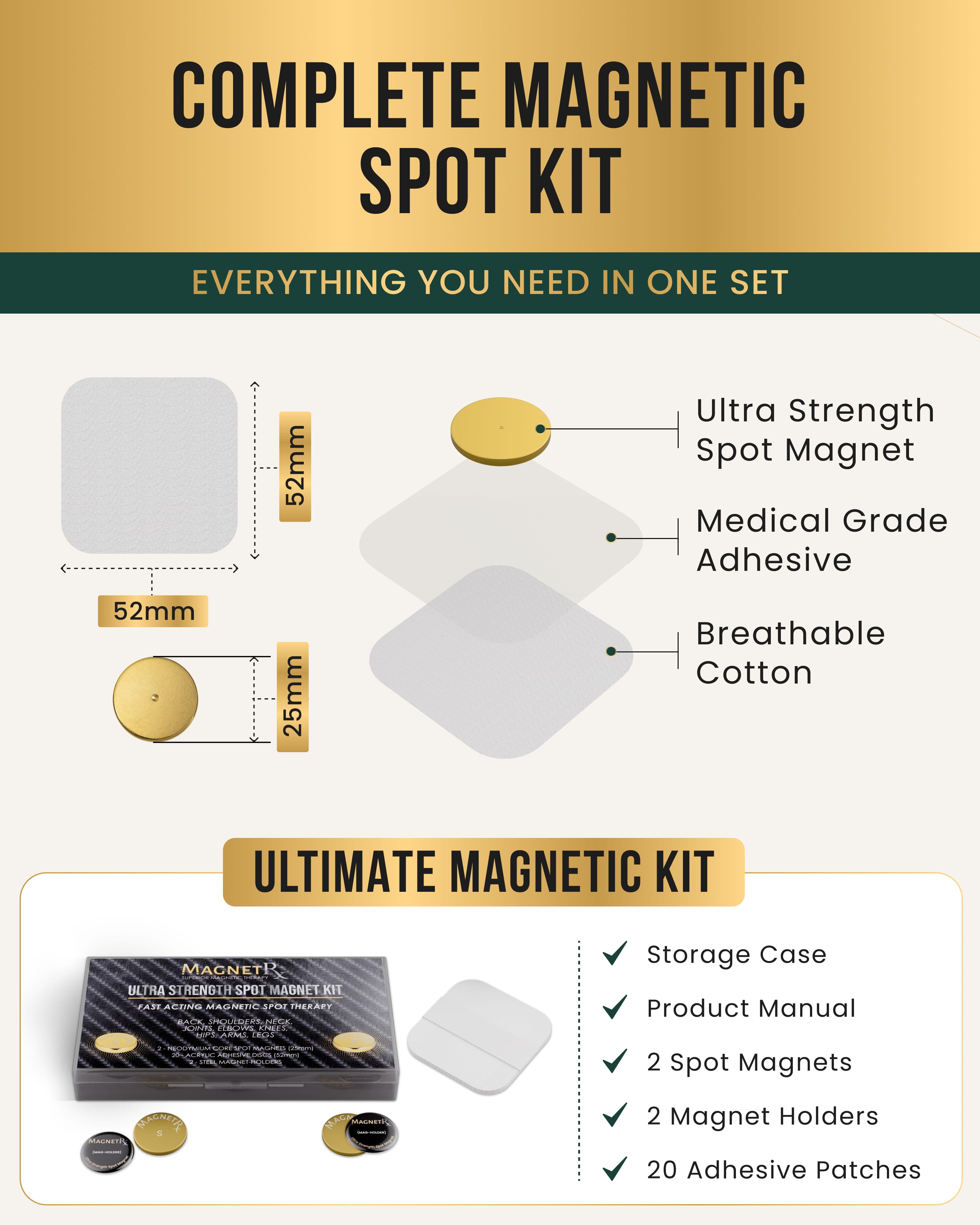 Magnetic Therapy Spot Magnet Kit